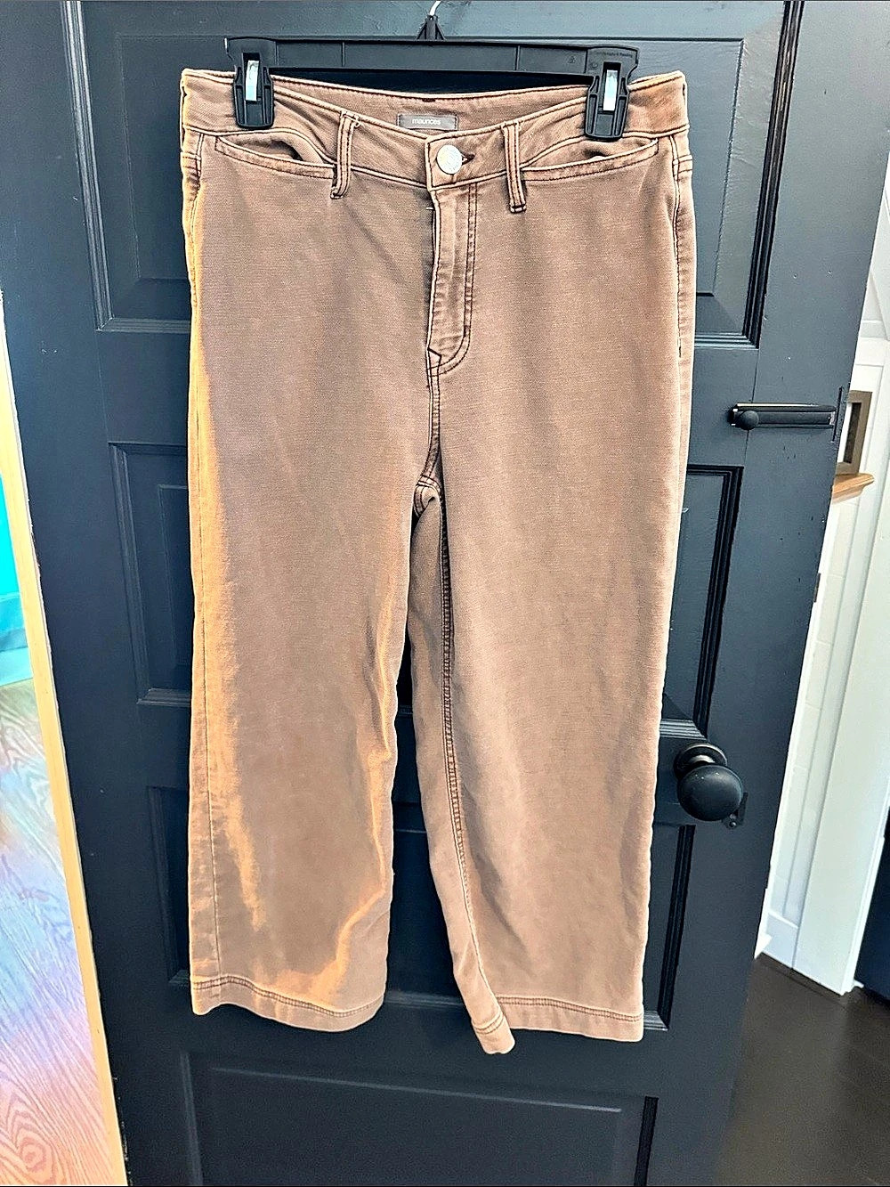 maurices Straight Leg Pants in Brown Size 6
